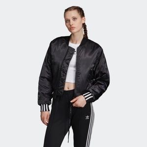 Adidas Cropped Bomber Jacket